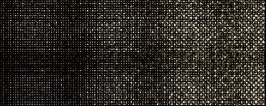 Gold Star Confetti Background On Black With Glitter Sparkle Gradient, Luxury Festive Party Banner For Holiday, New Year, Christmas And Event Design. Premium Brand Texture. Vector Illustration. 