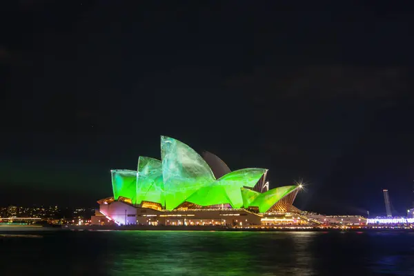 Sydney Australia Junio Sydney Opera House Sydney Durante Festival Vivid — Foto de Stock
