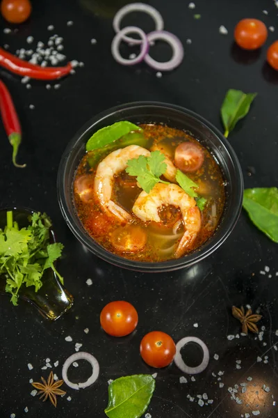 Tom Yum Crevette Royale — Photo