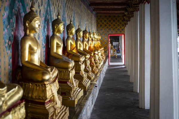 Tayland Bangkok Wat Arun Buda Heykeli Temple — Stok fotoğraf