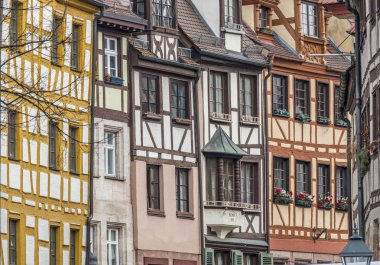 Alman town nuremberg bavaria, Almanya için sokaklar boyunca Mimarlık