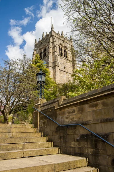 Steps Leading Bradford City Cathedral — Stock Photo, Image