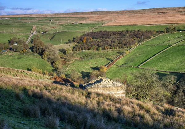 Paisagem Torno Área Calderdale West Yorkshire — Fotografia de Stock