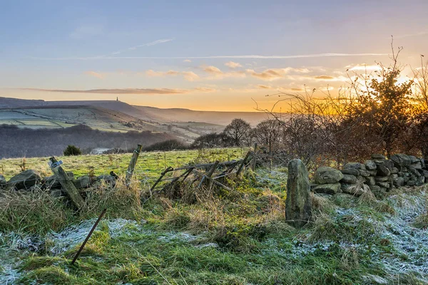 西约克郡 Calderdale 地区风光 — 图库照片