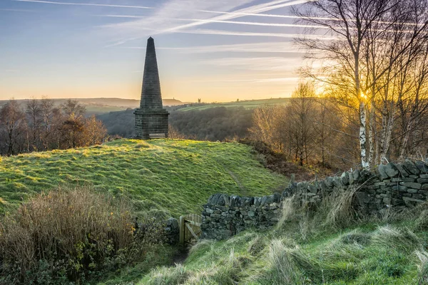 Paesaggio Intorno Alla Zona Calderdale Del West Yorkshire — Foto Stock