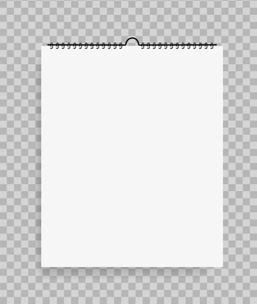 Mockup tarzında gerçekçi dizüstü bilgisayar. Spiralli boş not defteri. Yalıtılmış arka plandaki boş çizim defteri şablonu. vektör eps10