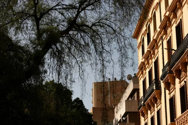 Byggnader av kustnära stränder i solen Malaga — Stockfoto