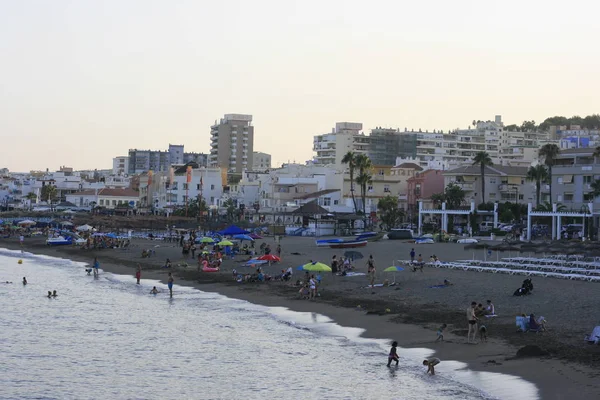 Praia férias costa del sol espanha — Fotografia de Stock