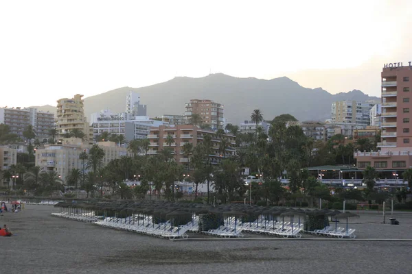 Üdülés a del Sol strandok, Andalúzia — Stock Fotó