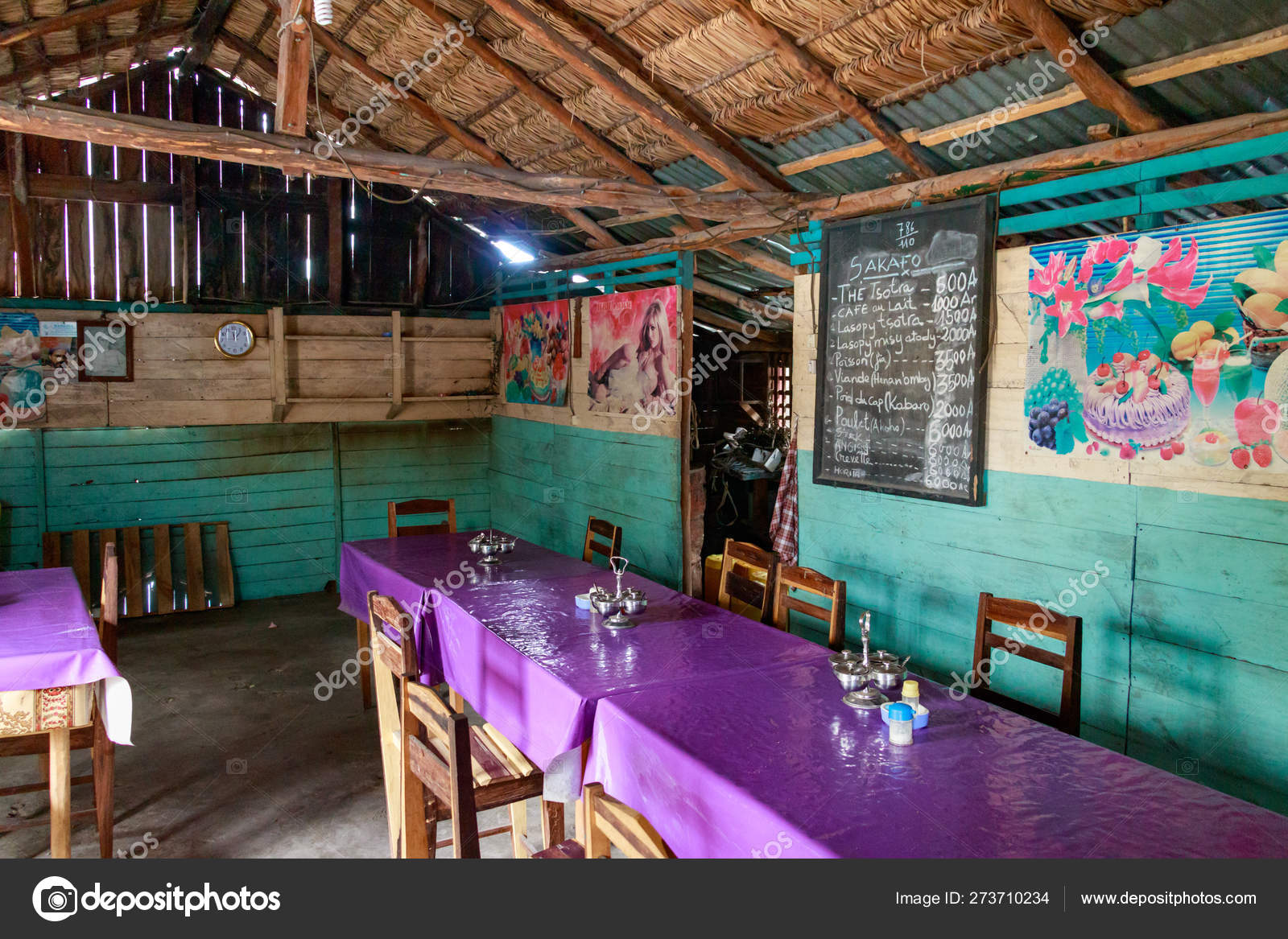 Andavadoaka Madagascar January 13th 2019 Menu Written