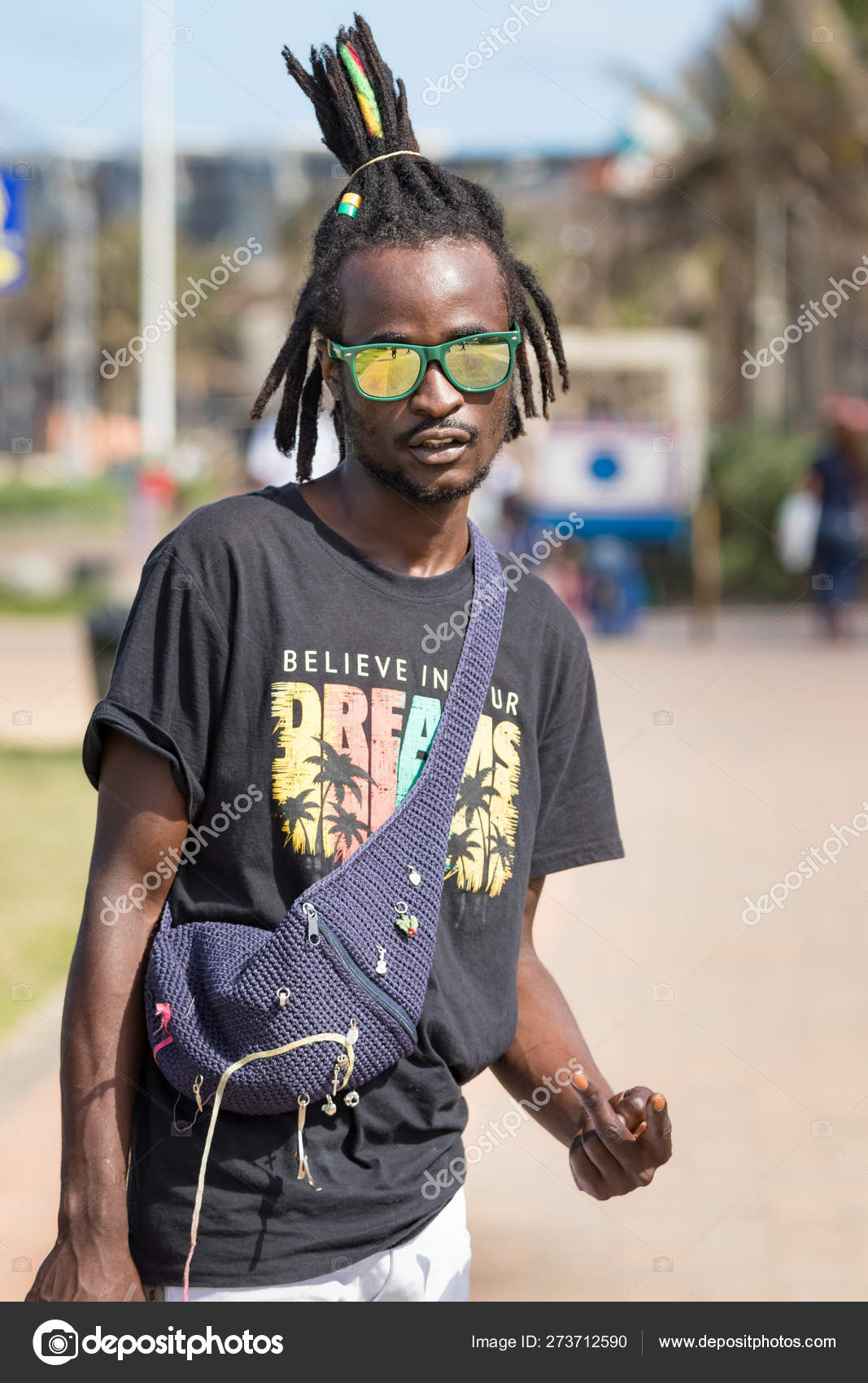 Durban South Africa January 07th 2019 Portrait Young Black