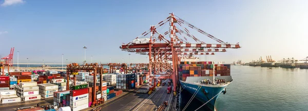 Colombo Sri Lanka Fevereiro 2019 Vista Panorâmica Estaleiro Doca Porto — Fotografia de Stock