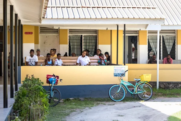 Dique Seychelles Febrero 2019 Personas Sala Espera Del Hospital Público —  Fotos de Stock