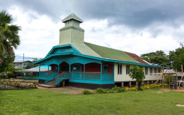 Wesleyan United Church at Gizo. clipart
