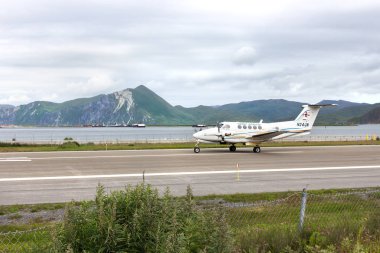 A Beeach Kral Air 200 Tom Masden Havaalanı, Unalaska at.
