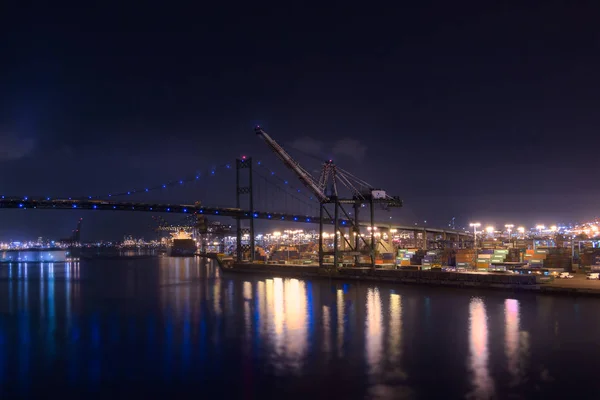 El Puente Vincent Thomas, Los Ángeles . — Foto de Stock