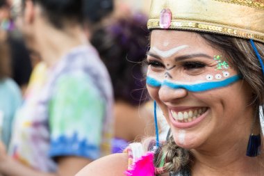Karnaval Recife, Pernambuco, Brezilya, 2018.