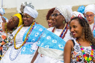 Salvador Bahia, Brezilya Pelourinho karnaval kutlama.