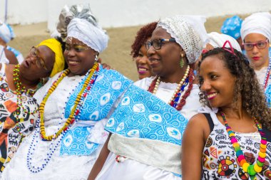 Salvador Bahia, Brezilya Pelourinho karnaval kutlama.