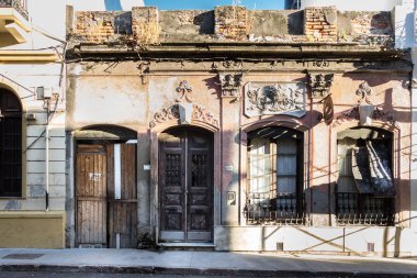 Montevideo Uruguay eski ev cephe.