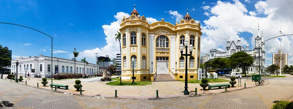 Panorama historického muzea Casa de Cultura, Santa Catarina, Brazílie. — Stock fotografie