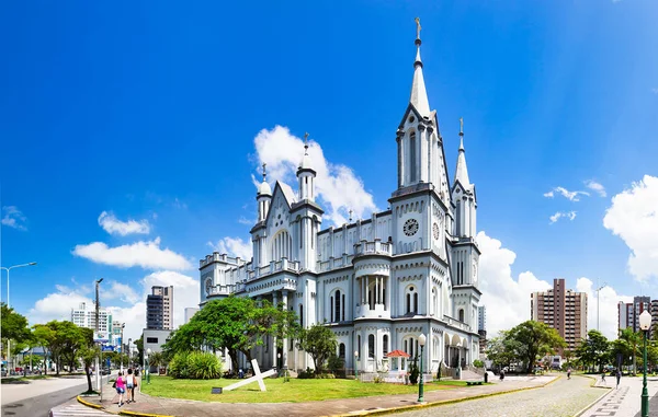 Itajai, Santa Catarina, Brezilya-22 Şubat, 2018: matriz Kilisesi Igreja do Santissimo Sacramento Itajai, Santa Catarina, Brezilya.
