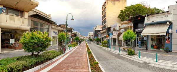 Larissa Griechenland Juni 2019 Der Neue Bürgersteig Der Venizelou Straße — Stockfoto