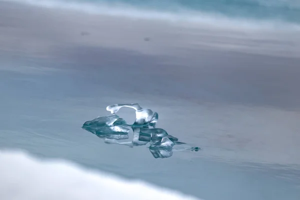 Natürliche Kristalleisformen Auf Peel Sound Eine Wasserstraße Auf Der Prince — Stockfoto