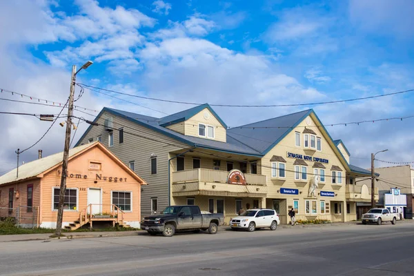 Sitnasuak Native Corporation v městském centru Nome, Aljaška. — Stock fotografie