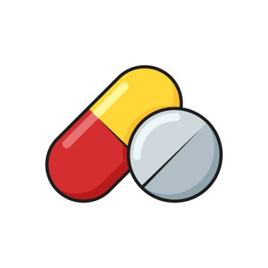 düz tarzda renkli tablet simgeleri, vektör