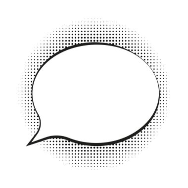 Pop Art, beyaz arka planda kabarcık çizgi roman