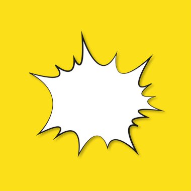 patlama, metin alanı ile komik flaş