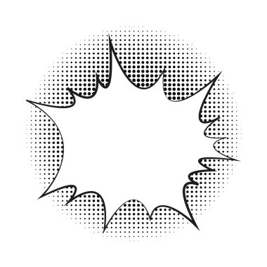 pop sanat tarzı nda kabarcık komik patlama