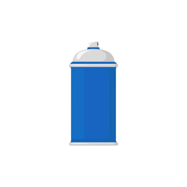 Sprayfärg burk i platt stil, ikon — Stock vektor