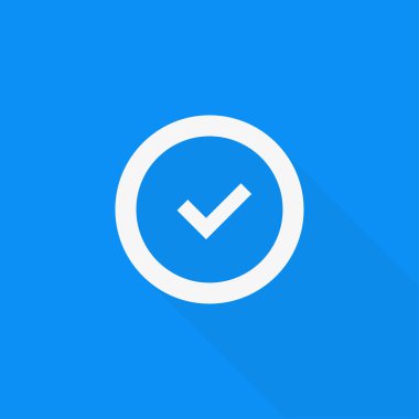 Gölge ile düz stil işaretini işaretle