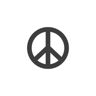 izole edilmiş barış simgesi vektörü