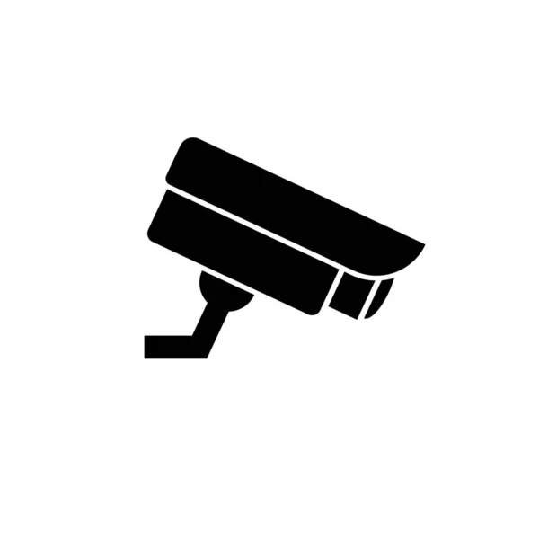 Surveillance Camera Icon Vector Security Concept Isilated Flat Illustration — Stock Vector