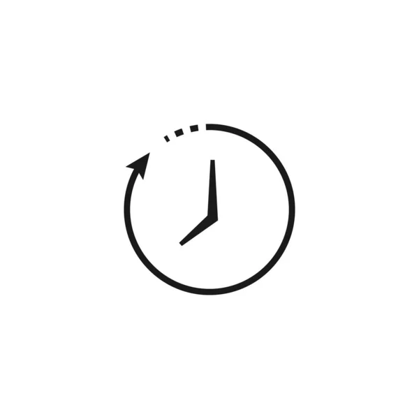 Time Isollated Icon Simple Vector Illustration Wab Design — Stock Vector