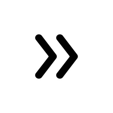 Siyah izole edilmiş ikondan alıntı yapıyor. Soyut modern grafik ögesi. Vektör illüstrasyonu