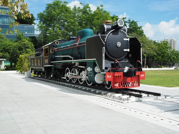 Bangkok Thailand Maio 2019 Mikado Steam Locomotive Está Localizado Museu — Fotografia de Stock
