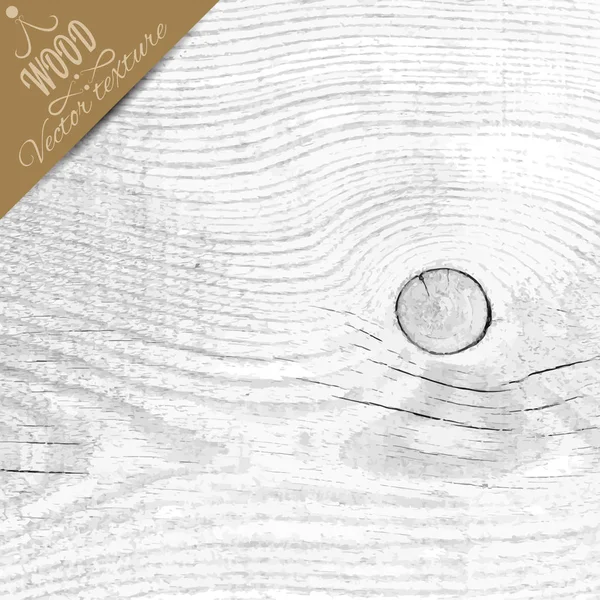Ilustración vectorial de textura de madera con rama . — Vector de stock