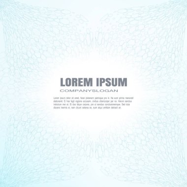 Altıgen şekilli vektör soyut açık mavi arka plan.