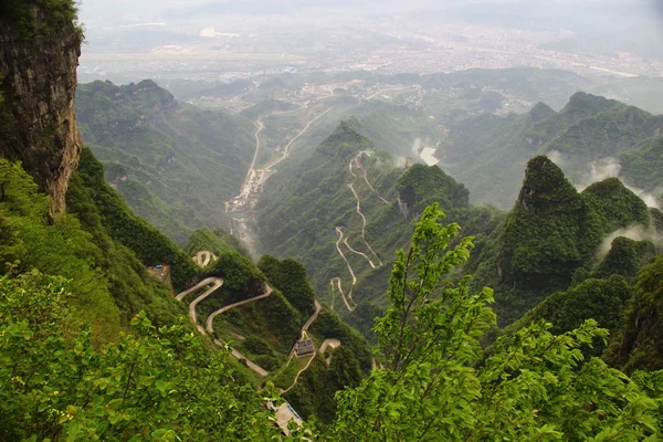 Parque Nacional Montanha Tianmen China — Fotografia de Stock