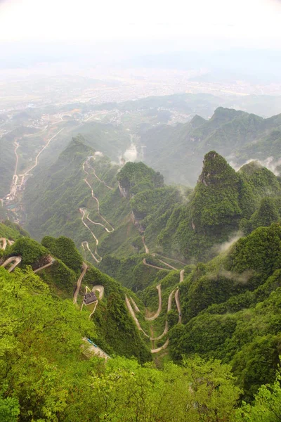 Tianmen Mountain National Park China — Stockfoto