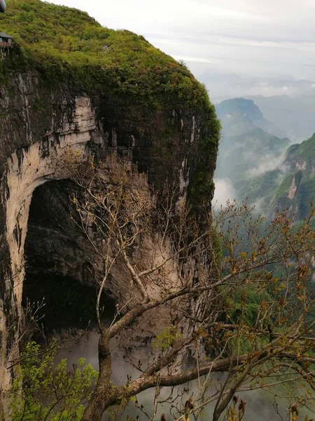 Tianmen Cave Tianmen Nationaal Park Zhangjiajie China — Stockfoto