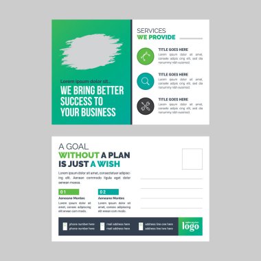 Kurumsal Kartpostal Tasarım Şablonu