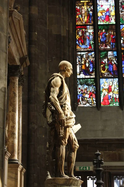 Statue of the Christian Martyr St. Bartholomew   /        
