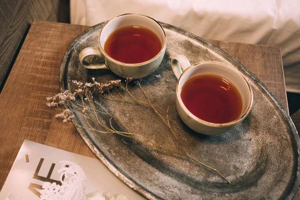 Una taza de té — Foto de Stock