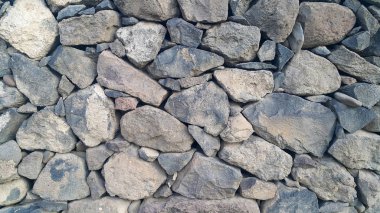 doğal taşlar, çit, taş döşenmiş ve beton olmadan sabit antik duvar, çok güzel arka plan