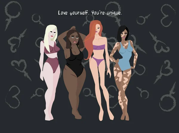 girls loves yourself body positive
